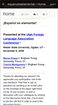Mobile Screenshot of espanoleselemental.wikispaces.com