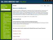 Tablet Screenshot of csumbpremed.wikispaces.com