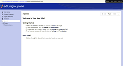 Desktop Screenshot of adlunigroupwiki.wikispaces.com