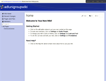 Tablet Screenshot of adlunigroupwiki.wikispaces.com