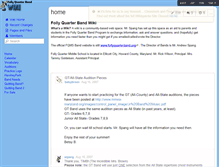 Tablet Screenshot of follyquarterband.wikispaces.com