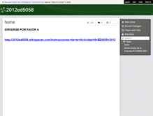 Tablet Screenshot of 2012ed5058.wikispaces.com