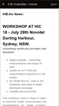 Mobile Screenshot of ihe-australia.wikispaces.com