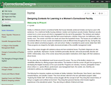 Tablet Screenshot of correctionsdesigns.wikispaces.com