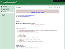 Tablet Screenshot of imiddleenglish8.wikispaces.com