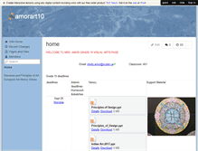Tablet Screenshot of amorart10.wikispaces.com