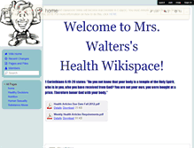 Tablet Screenshot of luhihealth.wikispaces.com