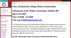 Desktop Screenshot of colloquium07.wikispaces.com
