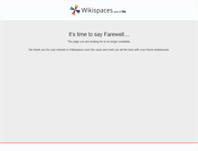 Tablet Screenshot of herramientasyaplicacionesweb.wikispaces.com