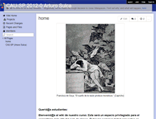 Tablet Screenshot of causparturosulca.wikispaces.com