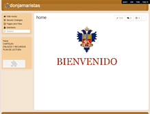 Tablet Screenshot of donjamaristas.wikispaces.com