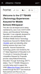 Mobile Screenshot of ctteams.wikispaces.com