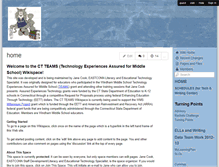 Tablet Screenshot of ctteams.wikispaces.com