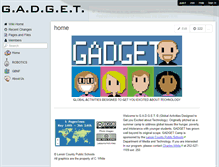 Tablet Screenshot of gadgetcamp.wikispaces.com