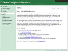 Tablet Screenshot of berkscountymusicboosters.wikispaces.com