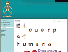 Tablet Screenshot of cuerpo-humano.wikispaces.com