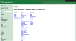 Desktop Screenshot of javascriptmvc.wikispaces.com