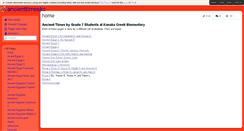 Desktop Screenshot of ancienttimeskc.wikispaces.com