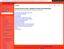 Tablet Screenshot of ancienttimeskc.wikispaces.com