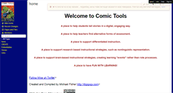 Desktop Screenshot of comictools.wikispaces.com