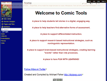 Tablet Screenshot of comictools.wikispaces.com