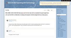 Desktop Screenshot of edld5364teachingwithtechnology.wikispaces.com