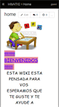 Mobile Screenshot of infontic.wikispaces.com
