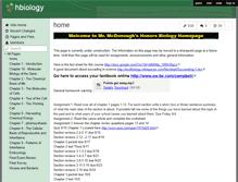 Tablet Screenshot of hbiology.wikispaces.com