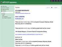 Tablet Screenshot of aphgfoppiano.wikispaces.com