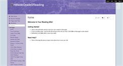 Desktop Screenshot of hillsidegrade5reading.wikispaces.com