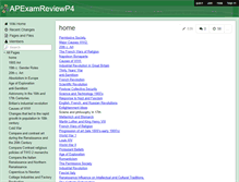 Tablet Screenshot of apexamreviewp4.wikispaces.com