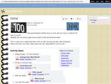 Tablet Screenshot of 100daysofschool.wikispaces.com
