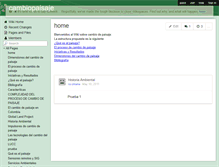 Tablet Screenshot of cambiopaisaje.wikispaces.com