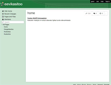 Tablet Screenshot of eevikasitoo.wikispaces.com