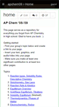 Mobile Screenshot of apchem09.wikispaces.com