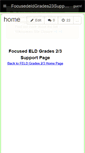 Mobile Screenshot of focusedeldgrades23supports.wikispaces.com