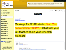 Tablet Screenshot of geocytes.wikispaces.com