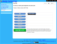 Tablet Screenshot of design-tech.wikispaces.com