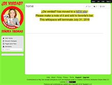 Tablet Screenshot of de-verdad.wikispaces.com