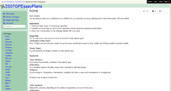Desktop Screenshot of 2s07gpessayplans.wikispaces.com