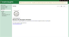 Desktop Screenshot of bradmclaughlin.wikispaces.com