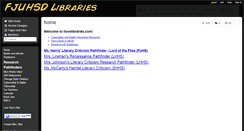 Desktop Screenshot of fjuhsdlibs.wikispaces.com