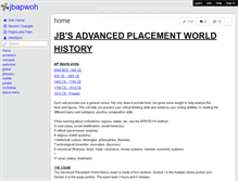 Tablet Screenshot of jbapwoh.wikispaces.com