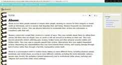Desktop Screenshot of abuse16.wikispaces.com