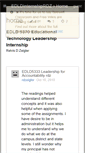 Mobile Screenshot of edldinternshiprdz.wikispaces.com