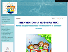 Tablet Screenshot of cuentosclasicos.wikispaces.com