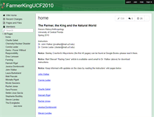 Tablet Screenshot of farmerkingucf2010.wikispaces.com