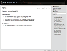 Tablet Screenshot of magisterioe.wikispaces.com