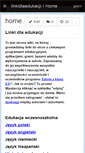 Mobile Screenshot of linkidlaedukacji.wikispaces.com