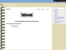 Tablet Screenshot of besdedtechhelp.wikispaces.com